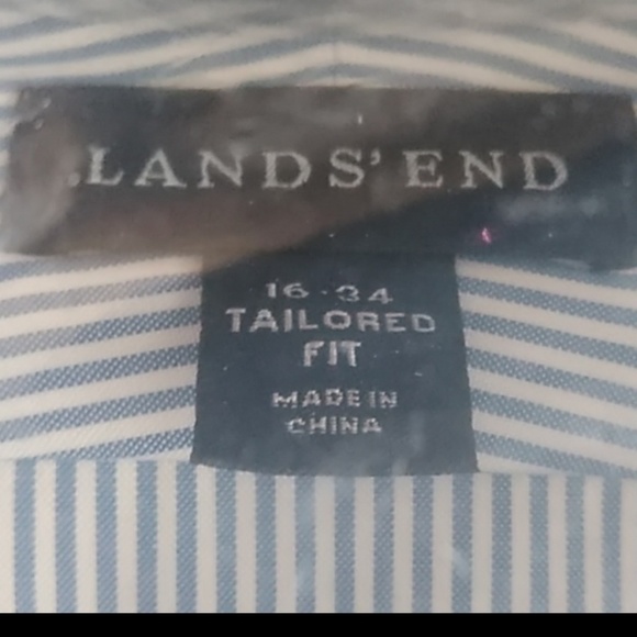 NWT 2 Lot Lands End Button Up Shirts - Picture 3 of 5